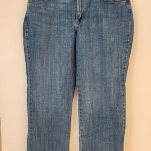 Lee Women's Straight Leg Blue Jeans